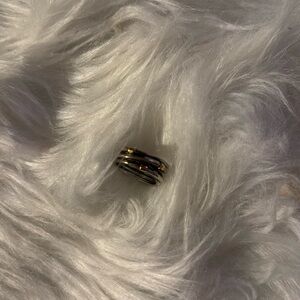 Pandora 14K and Sterling Silver Ring Size 58